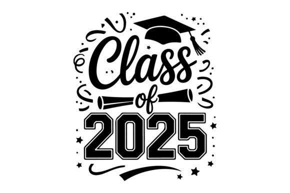 Class of 2025 Graduation T-shirt Design – A Crafts-Friendly Graphics Asset for Digital Sellers
