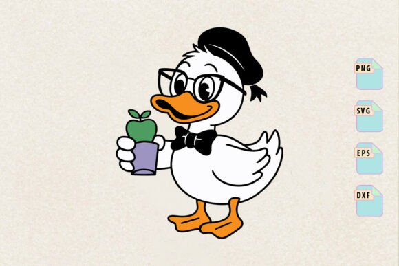 Just a Teacher Goose SVG: Graphics for School Crafts