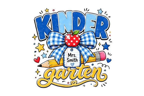 Kinder Garten Teacher SVG: Graphics & T-Shirt Designs