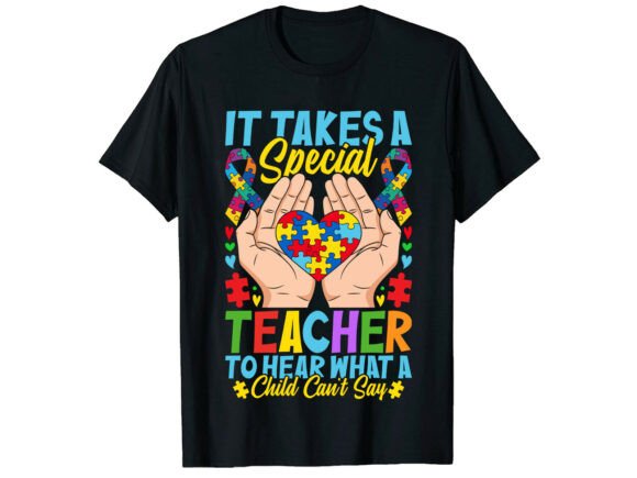 Special Education Teacher Autism T-Shirt Graphics Review