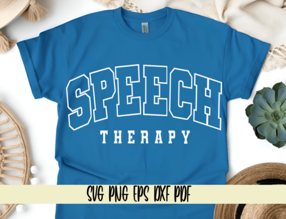 Speech Therapy Shirt Design: A Versatile Graphic for T-Shirt Creations