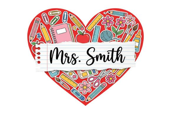 Teacher Heart Name PNG SVG: An Embroidery Review