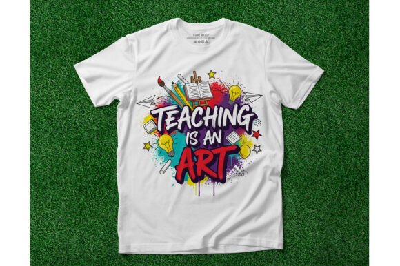Teaching is an Art T-Shirt Design Graphics Review